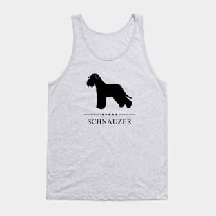 Schnauzer Black Silhouette Tank Top